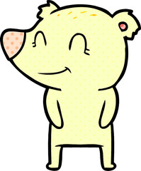 friendly bear cartoon