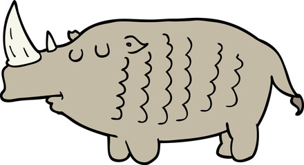 cartoon rhinoceros