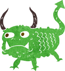 cartoon little demon