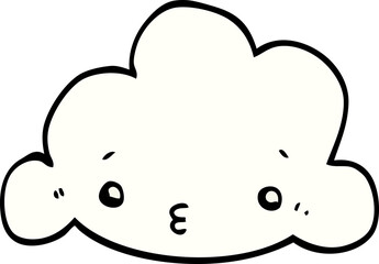 cute cartoon cloud