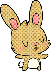 cute cartoon rabbit