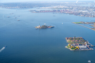 Liberty and Ellis Island  Upper New York Bay