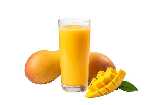 Culinary Oasis Orange Mango Juice isolated on transparent background