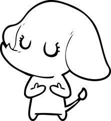 cute cartoon elephant