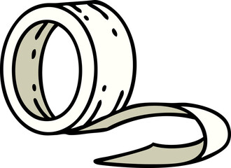 cartoon roll of masking tape