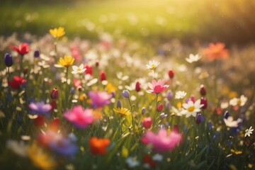 Rosa y Floración: Naturaleza en su Máxima Belleza. Primavera y Verano: Flores que Resplandecen. Brillo Floral: Hojas y Flora en Plenitud - obrazy, fototapety, plakaty