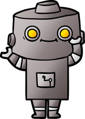 cartoon robot