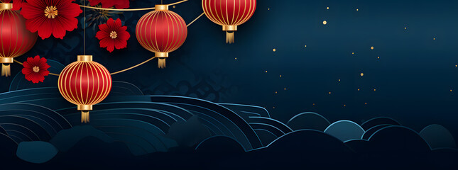 Chinese lanterns during new year festival