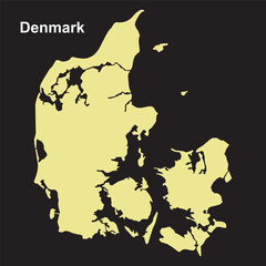 Map of denmark ikon