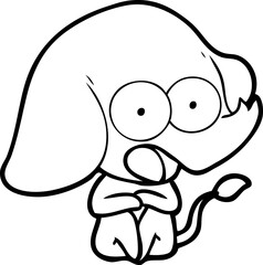cute cartoon elephant