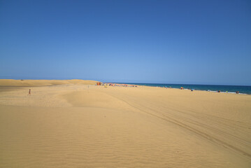 Dünenlandschaft auf der Insel Gran Canaria