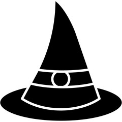 witch hat vector design .svg