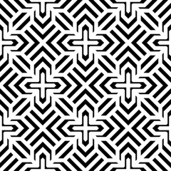 Seamless models. Modern stylish texture. Monochrome, simple. Vector.