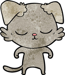 cute cartoon dog