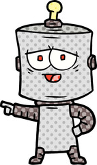 cartoon robot