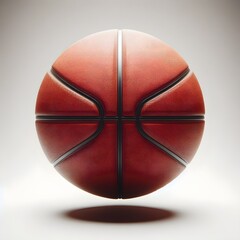 Basketball Closeup with Copy Space