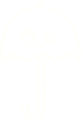 Umbrella Chalk Drawing