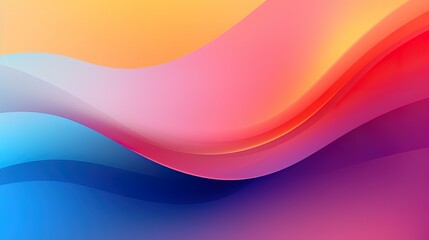 Gradient abstract background wave, ai generative
