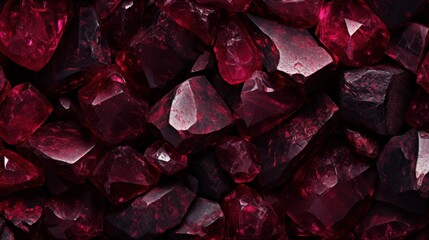 Fototapeta premium a beautiful ruby rock texture
