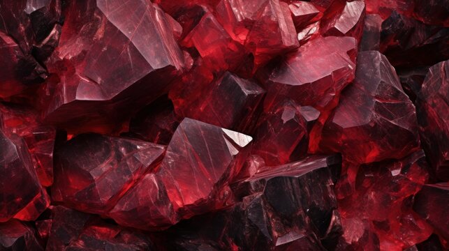 red ruby rock texture