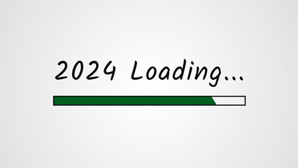 2024 new year loading banner