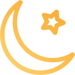 Islam moon vector design.svg