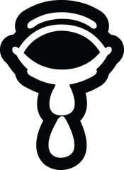 crying eye icon symbol