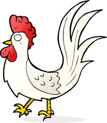 cartoon cockerel