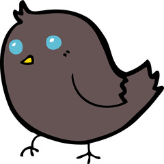 cartoon bird