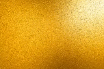 Fotobehang golden shiny gradient background. golden paper with metallic effect. © Sumeth
