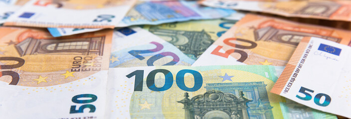 euro cash background