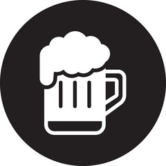 beer glyph icon