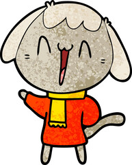 cute cartoon dog