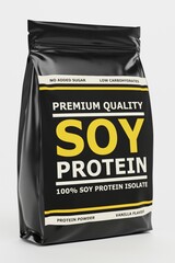 Realistic 3D Render of Soy Protein