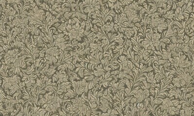 style Exotic floral pattern wallpaper texture