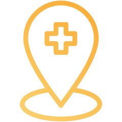 Hospital Location vector design .svg