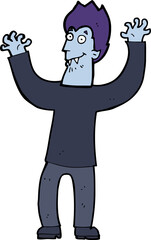 cartoon halloween vampire
