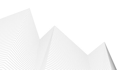 Architecture building 3d. Concept sketch.