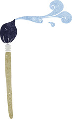 cartoon artist's brush