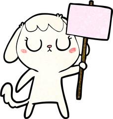 cute cartoon dog