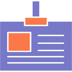 Obraz premium Id vector design .svg