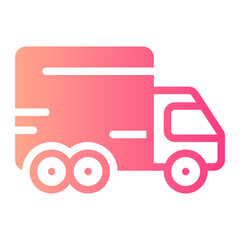 truck gradient icon