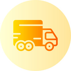 truck gradient icon