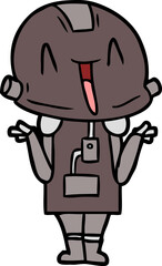 cartoon robot