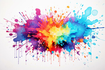 Fototapeta na wymiar Holi paint texture background design powder explode colors abstract explosion background splashing art