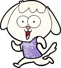 cute cartoon dog