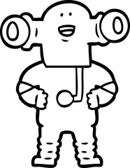 friendly cartoon alien