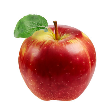 Apple isolated on transparent or white background, png