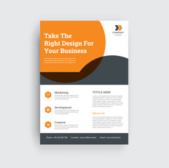 business  flyer card template design