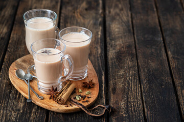 Indian drink masala or karak chai